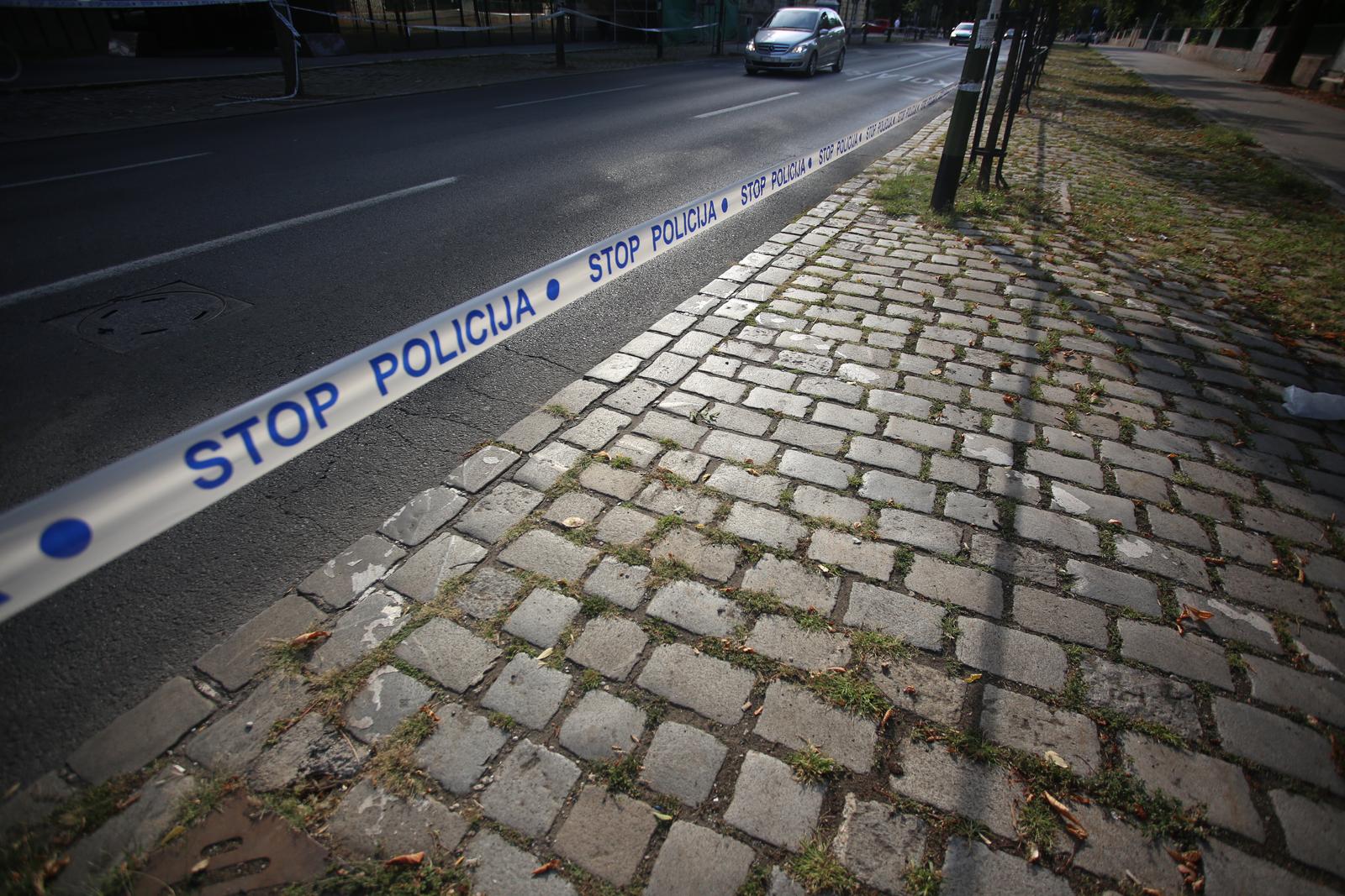 06.09.2022., Zagreb - Povodom dolaska turskog predsjednika Recep Tayyip Erdogana u Zagreb oko hotela Westin u kojem ce biti smjesten policijske trake oko hotela i na zelenom valu. Photo: Lovro Domitrovic/PIXSELL