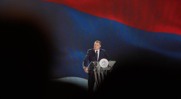 08.01.2024.,Banja Luka - Svecana akademija povodom Dana Republike Srpske  odrzana je  u Sportskoj dvorani "Borik". Dan Republike Srpske zabranjen je od strane Ustavnog suda BiH jer je proglasen neustavnim. Photo: Dejan Rakita/PIXSELL