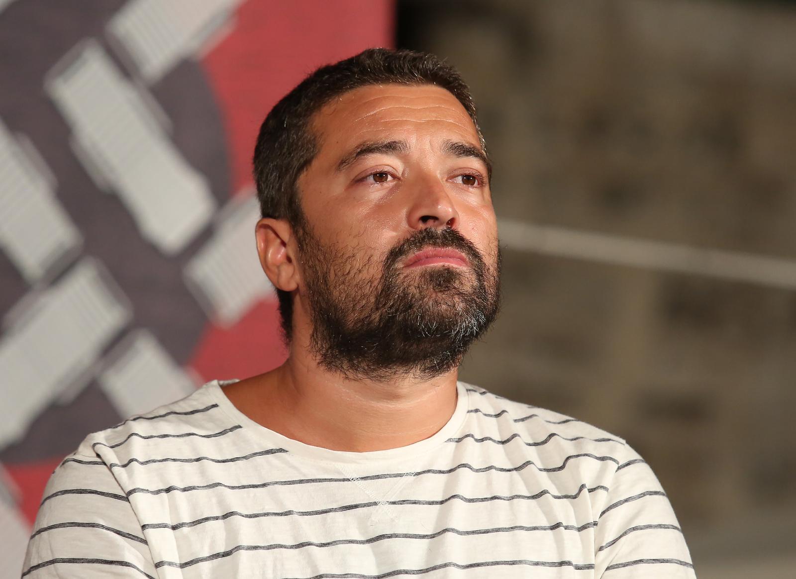 Šibenik: Potpisana Šibenska deklaracija, suradnja malih lijevih stranaka 08.09.2018., Sibenik - Potpisana je Sibenska deklaracija: dug put ljevice do vlasti ciji su predstavnici Dragan Markovina iz Nove ljevice, Sanja Kovacevic iz Radnicke fronte, Pavle Vukcevic iz Socijalisticke radnicke partije i Mladen Novak predsjednik ORAH-a. rrPhoto: Dusko Jaramaz/PIXSELL
