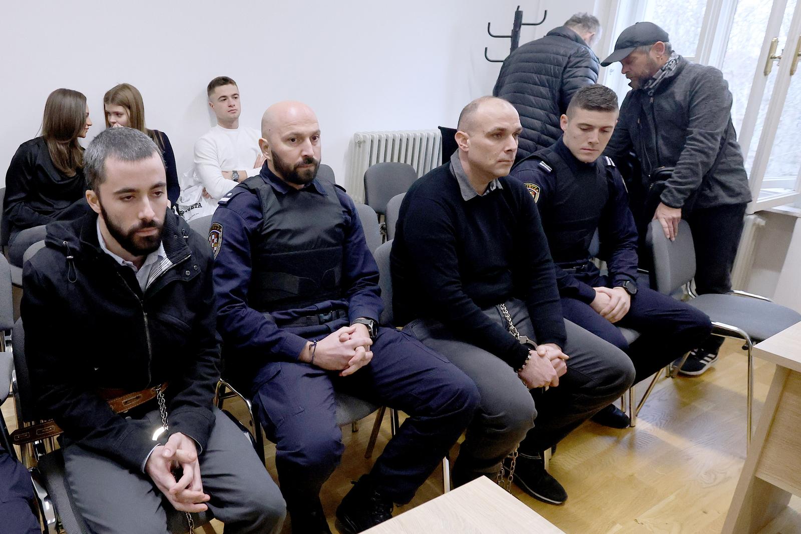 09.01.2024., Zagreb - Na Zupanijsom sudu nastavljeno je sudjenje Kristijanu Knegi i Dorianu Mrakovicu za ubojstvo i pomaganje u ubojstvu Tomislava Sablje . 
 Photo: Patrik Macek/PIXSELL