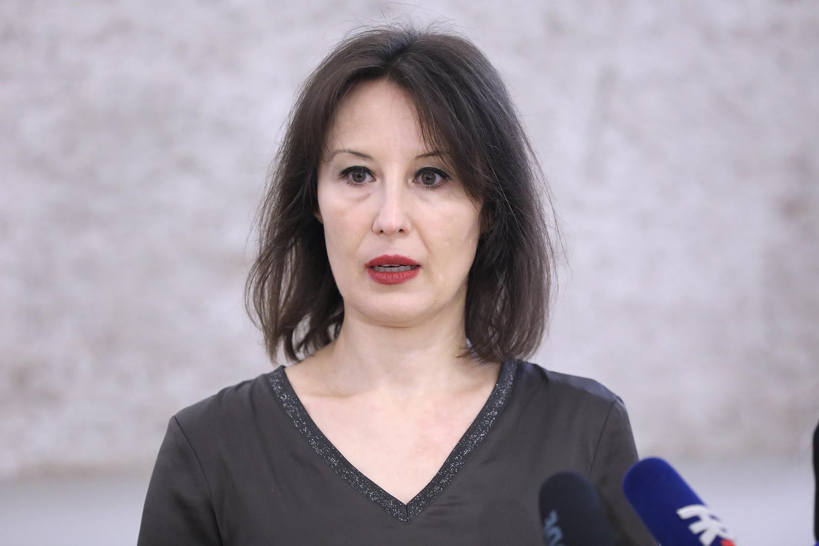09.10.2023., Zagreb - U Saboru je odrzan okrugli stol "Polozaj umirovljenika u Hrvatskoj" u organizaciji zastupnice Dalije Oreskovic. 
. Photo: Patrik Macek/PIXSELL