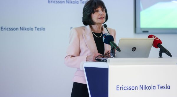09.11.2023., Zagreb - Obilazak tvrtke "Ericsson Nikola Tesla" i prezentacija rada drustva "Ericsson Nikola Tesla". Gordana Kovacevic predsjednica je kompanije Ericsson Nikola Tesla. Photo: Igor Kralj/PIXSELL