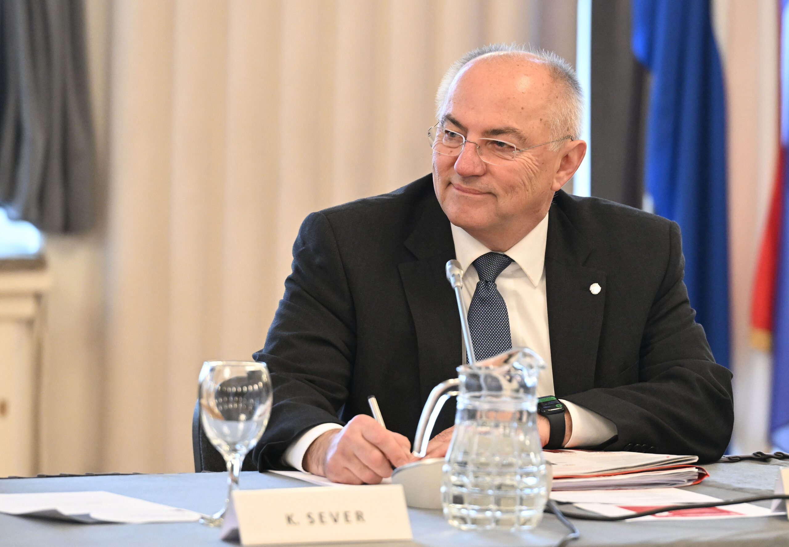 10.01.2023., Zagreb - U Hrvatskom novinarskom drustvu odrzana je javna tribina "Sindikati i demokracija u Hrvatskoj"  u organizaciji Centra za demokraciju i pravo Miko Tripalo i Zaklade Friedrich Ebert. Na tribini su govorilii: zastupnik u Bundestagu Josip Juratovic, predsjednik Nezavisnih hrvatskih sindikata Kresimir Sever, predstavnik Nezavisnog sindikata znanosti i visokog obrazovanja, predsjednica Sindikata novinara Hrvatske i Europske federacije novinara Maja Sever, izvanredni profesor na Filozofskom fakultetu u Zagrebu Dragan Bagic. Uvodno je govorio Gvozden Flego koji je tribinu i moderrirao. Photo: Davorin Visnjic/PIXSELL