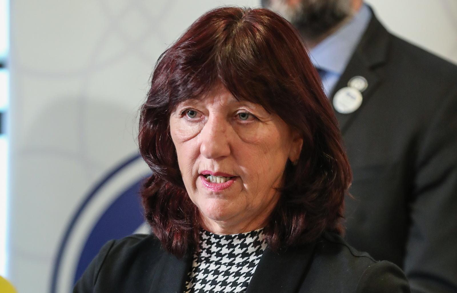10.01.2024., Zagreb - UHrvatskoj lijecnickom domu odrzana konferencija za medije Krovnih Hrvatskih lijecnickih udruga. Medijima su se obratili, Renata Culinovic Caic, Kresimir Luetic, Natasa Ban Toskic, Marin Smilovic i Tea Mirosević Zubonja 
 Photo: Robert Anic/PIXSELL