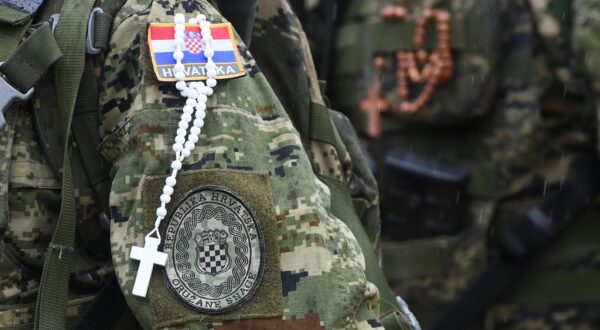 10.05.2023., Knin - Zavrsna svecanost 7.narastaja za obuku vodja, u sredistu za razvoj vodja Marko Babic na kninskoj tvrdjavi.
 Photo: Hrvoje Jelavic/PIXSELL