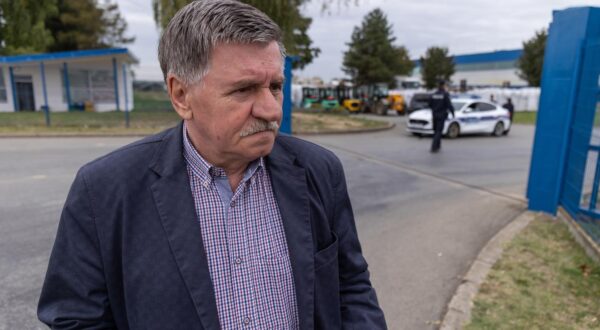 10.10.2023., Osijek - Na pozaristu tvrtke Drava International zapoceo je policijski ocevid glede utvrdjivanja uzroka pozara. Photo: Davor Javorovic/PIXSELL
