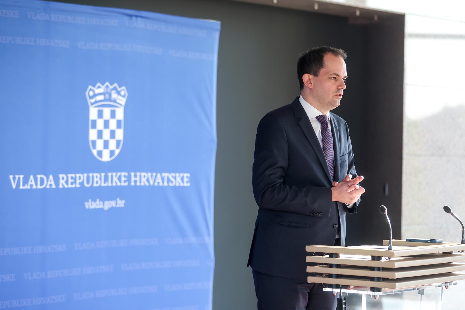 11.01.2024., Zagreb - Odrzana 277. sjednica Vlade u Nacionalnoj i sveucilisnoj knjiznici. Ivan Malenica Ministar pravosudja i uprave dao je izjavu za medije nakon sjednice Vlade. Photo: Igor Kralj/PIXSELL