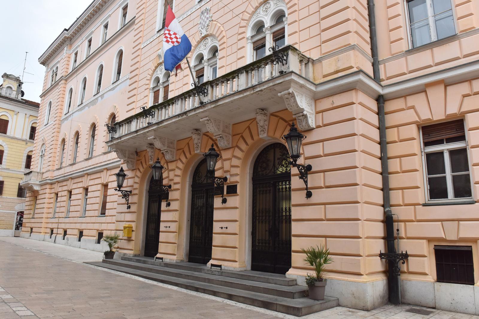 Ulaz u zgradu suda u Zadru 10.02.2019., Zadar - Ulaz u zgradu suda u Zadru. Photo: Hrvoje Jelavic/PIXSELL