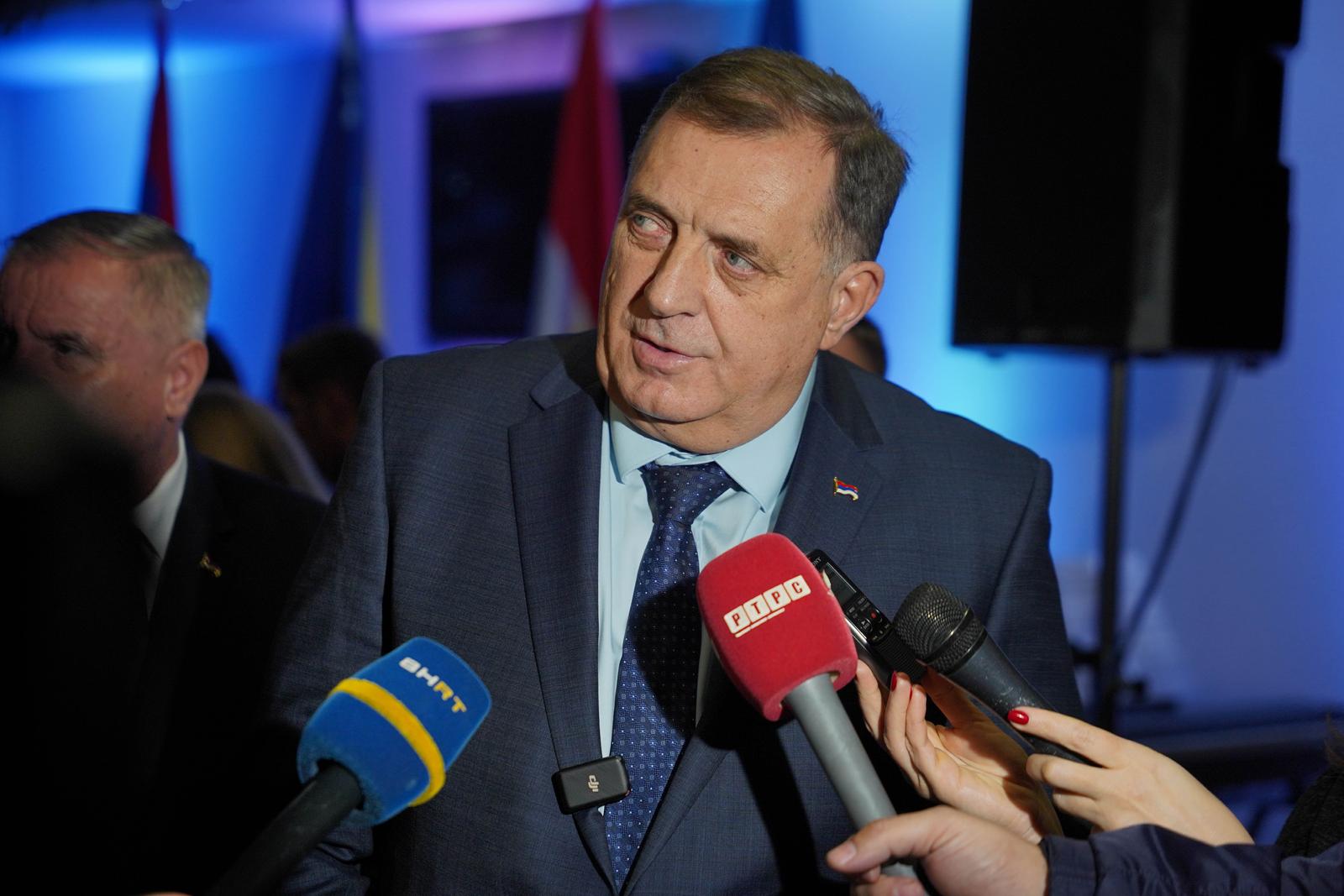 11.12.2023., Banja Luka (BiH) - Potpredsjednik Republike Srpske iz reda hrvatskog naroda Davor Pranjic organizirao prijem povodom katolickog Bozica. Prijemu su prisustvovali Miliorad Dodik, Dragan Covic, Borjana Kristo, Zeljka Cvijanovic, Nenad Stevandic, Marinko Cavara, i mnoge druge osobe iz javnog zivota. Photo: Dejan Rakita/PIXSELL