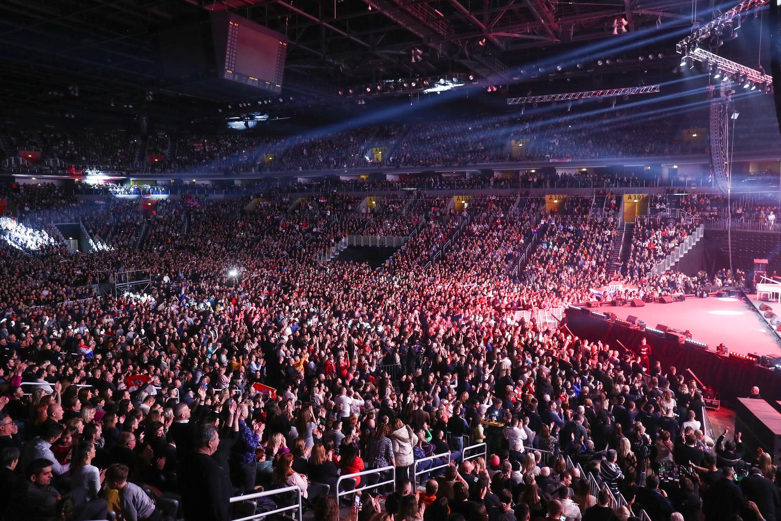 13.01.2024., Zagreb - Veliki koncert Laudato TV-a pod nazivom "Domu mom" u Areni Zagreb. Photo: Matija Habljak/PIXSELL