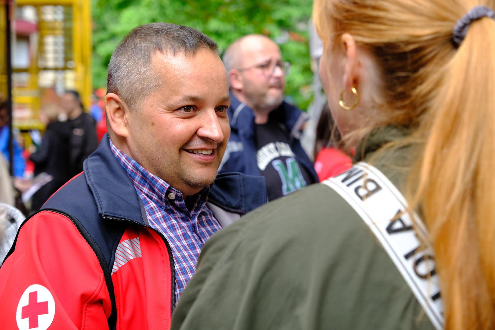 13.05.2023., Zagreb - Na Trznici Savica odrzano je posljednje dogadanje u sklopu ciklusa projekta Sajam zdravlja: “Stampar u tvom kvartu”. Cilj manifestacije je zblizavanje zdravstvenih djelatnika sa sugradanima te jacanje kulture brige o zdravlju i kvaliteti lokalne zajednice. Photo: Slaven Branislav Babic/PIXSELL