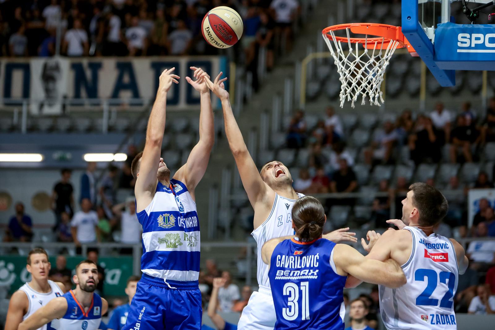 13.10.2023., Zadar - AdmiralBet ABA liga, 3. kolo, KK Zadar - KK Mornar. Karlo Zganec Photo: Sime Zelic/PIXSELL