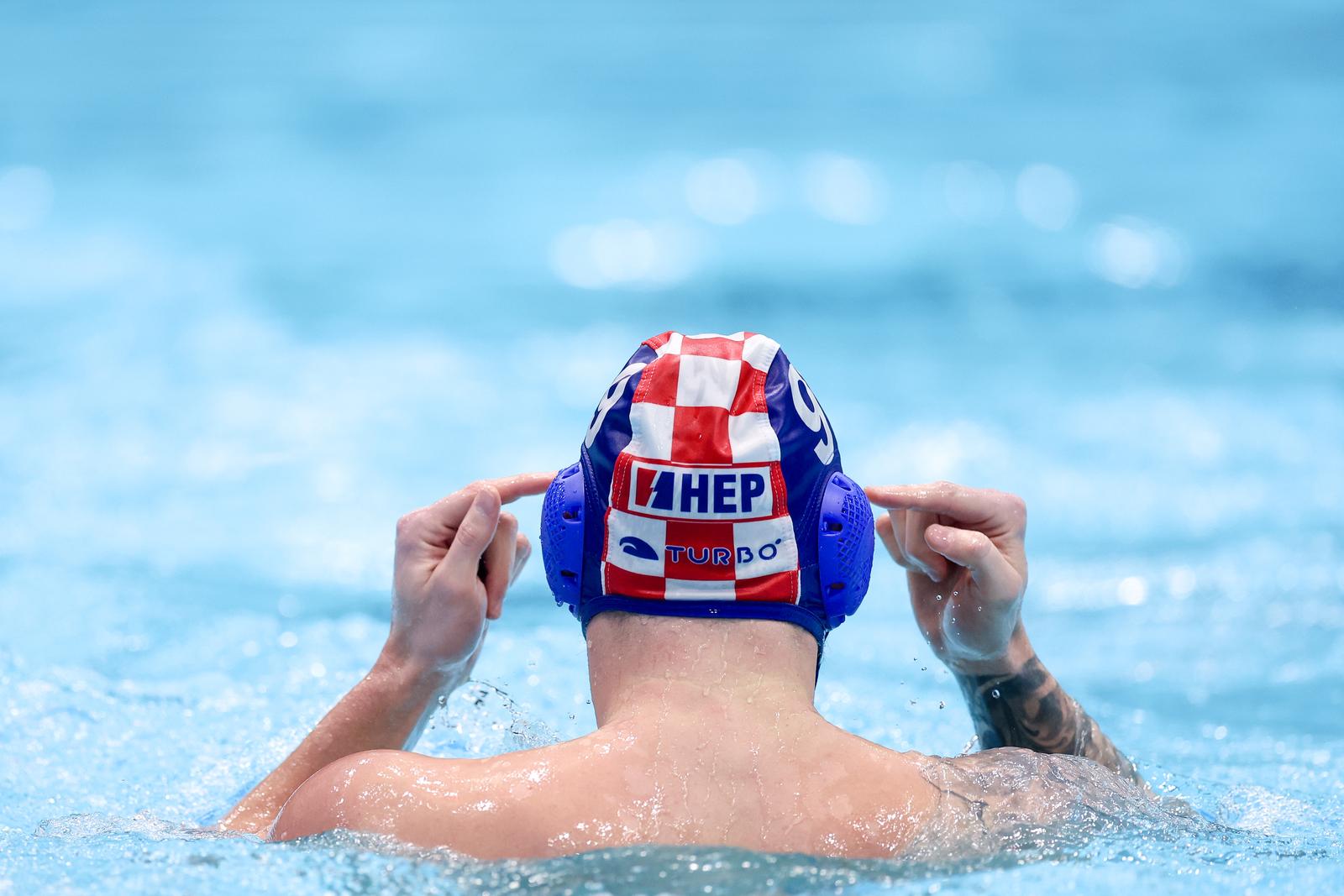 14.01.2024., bazen Mladost, Zagreb - LEN 36. Europsko prvenstvo u vaterpolu, polufinale, Hrvatska - Madjarska. Photo: Sanjin Strukic/PIXSELL
