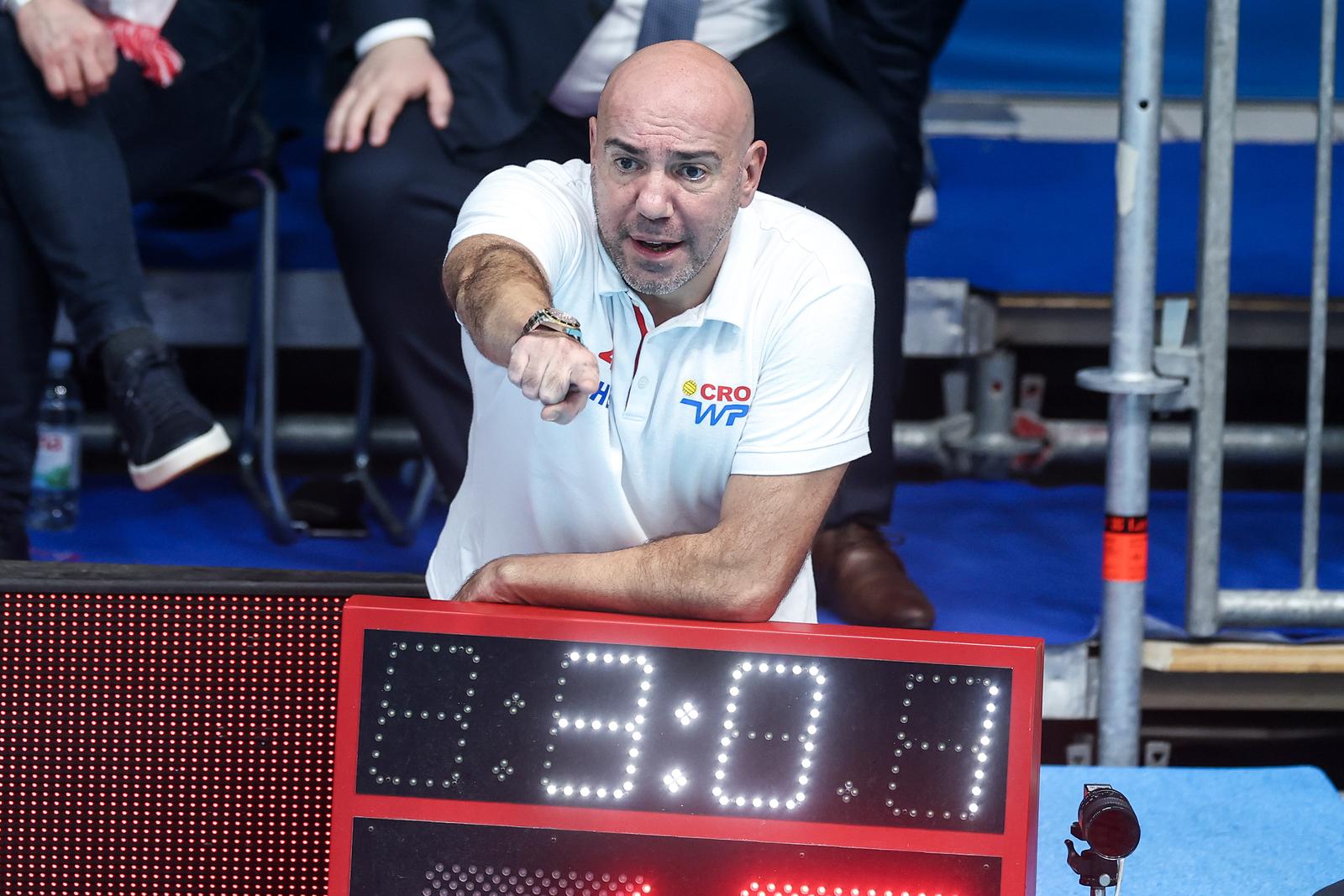 16.01.2024., bazen na Mladosti, Zagreb - LEN 36. Europsko prvenstvo u vaterpolu, finale, Hrvatska - Spanjolska. Photo: Igor Kralj/PIXSELL