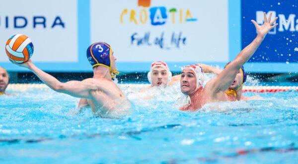 16.01.2024.., bazen na Mladosti, Zagreb - LEN 36. Europsko prvenstvo u vaterpolu, finale, Hrvatska - Spanjolska. Photo: Sanjin Strukic/PIXSELL