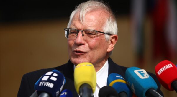 16.03.2022., Sarajevo, Bosna i Hercegovina - Posjet Visokog predstavnika EU za vanjske poslove i sigurnosnu politiku/potpredsjednika Europske komisije Josepa Borrella EUFOR bazi Butmir. Josep Borell
 Photo: Armin Durgut/PIXSELL