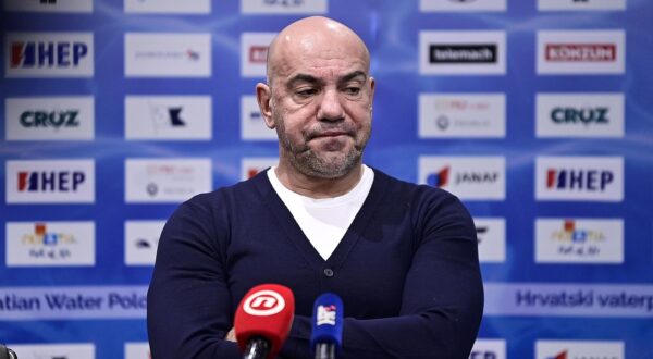 17.01.2024., Zagreb - Konferencija za medije Hrvatske vaterpolo reprezentacije nakon zavrsenog Europskog prvenstva. Izbornik Ivica Tucak Photo: Igor Soban/PIXSELL