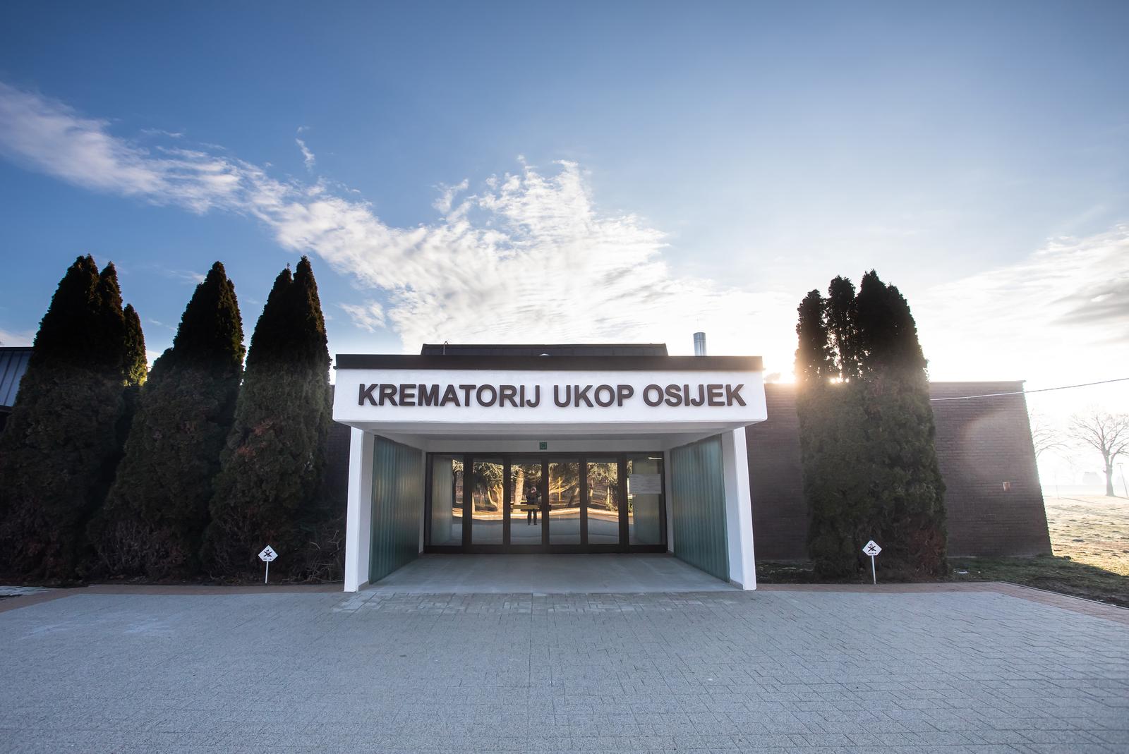 18.02.2021.,Osijek - Novi i najmoderniji krematorij u Hrvatskoj koji se nalazi na Centralnom groglju u Osijeku. Photo: Davor Javorovic/PIXSELL