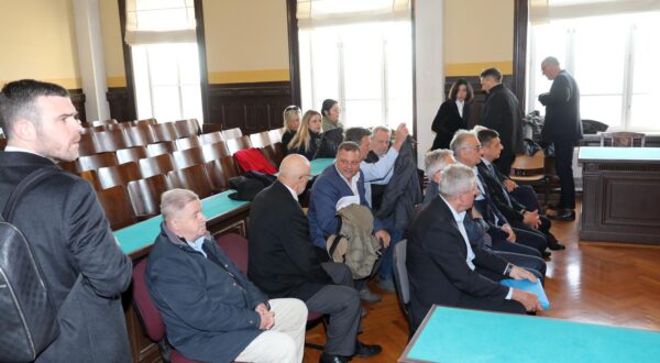 18.12.2023., Rijeka - Pocetak sudjenja optuzenom Marinku Brgicu i ostalima u aferi Uljanik. Zupanijski sud u Rijeci. Photo: Goran Kovacic/PIXSELL