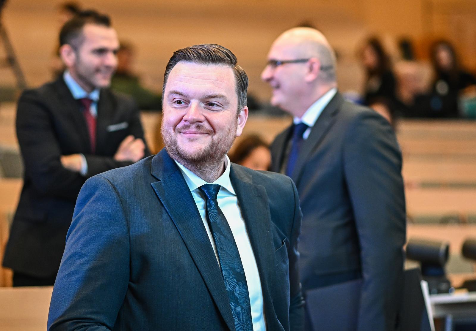 19.1.2024., Zagreb - Sedma porezna konferencija pod nazivom "Nova generacija poreza: Sadasnjost i buducnost oporezivanja", u organizaciji Deloittea Hrvatska i Ekonomskog fakulteta u Zagrebu i pod pokroviteljstvom Ministarstva financija RH. Predavanje o izazovima porezne politike u Hrvatskoj odrzao je ministar financija Marko Primorac. Photo: Neva Zganec/PIXSELL