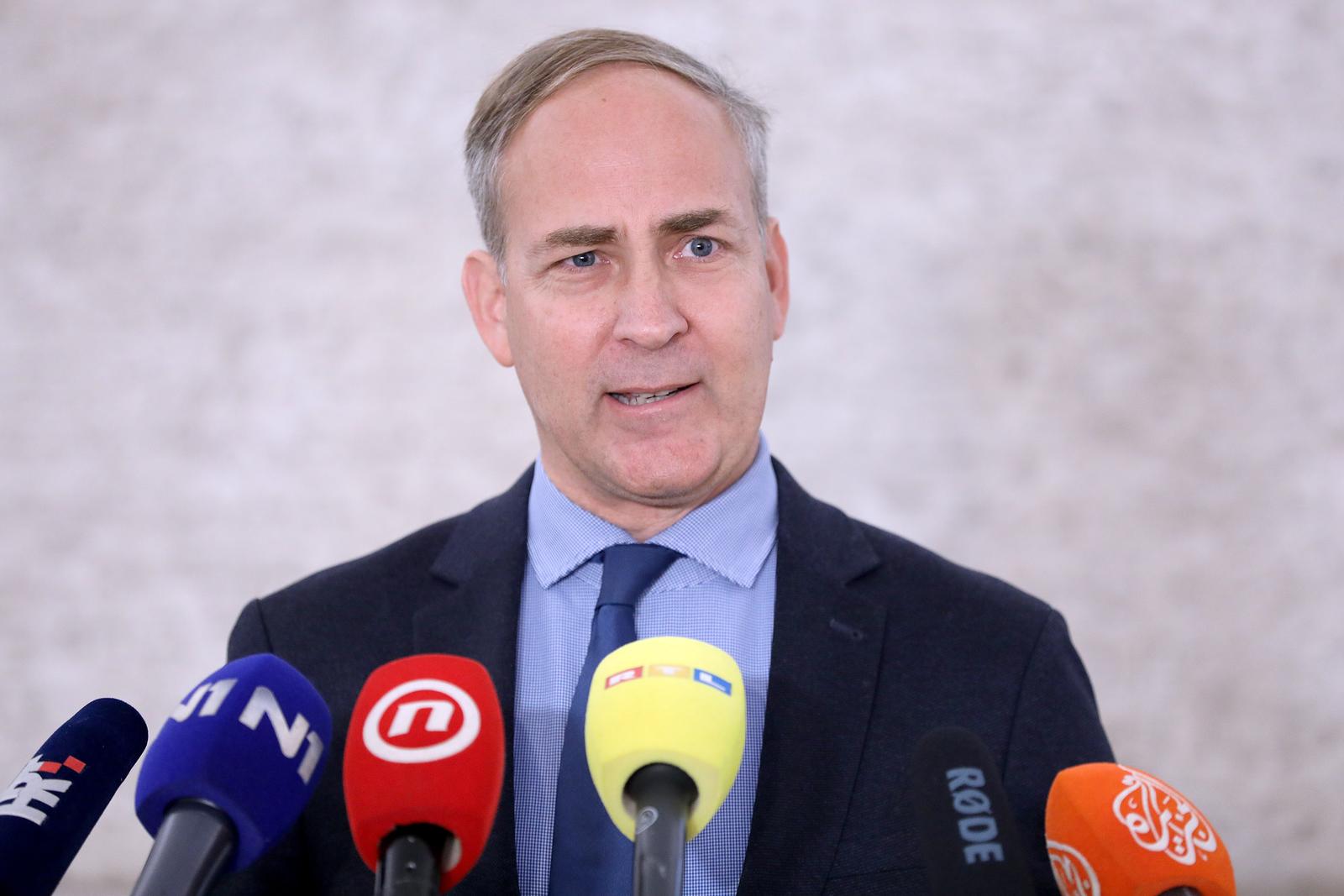 21.11.2023., Zagreb - Na konferenciji za medije odrzanoj u Saboru o aktualnim temama govorio je  Stjepo Bartulica.
 Photo: Patrik Macek/PIXSELL