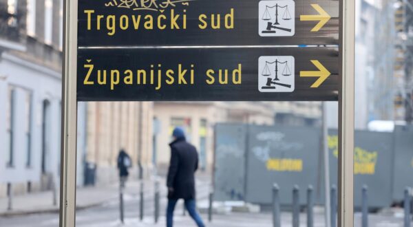 22.01.2024., Zagreb - Danas je poceo najavljeni bijeli strajk sudaca, kojem su se pridruzili i drzavni odvjetnici. Sve se radnje u prvostupanjskim i drugostupanjskim sudskim postupcima odgadjaju, osim u hitnim predmetima u kojima bi mogla nastupiti nenadoknadiva steta. 
 Photo: Patrik Macek/PIXSELL