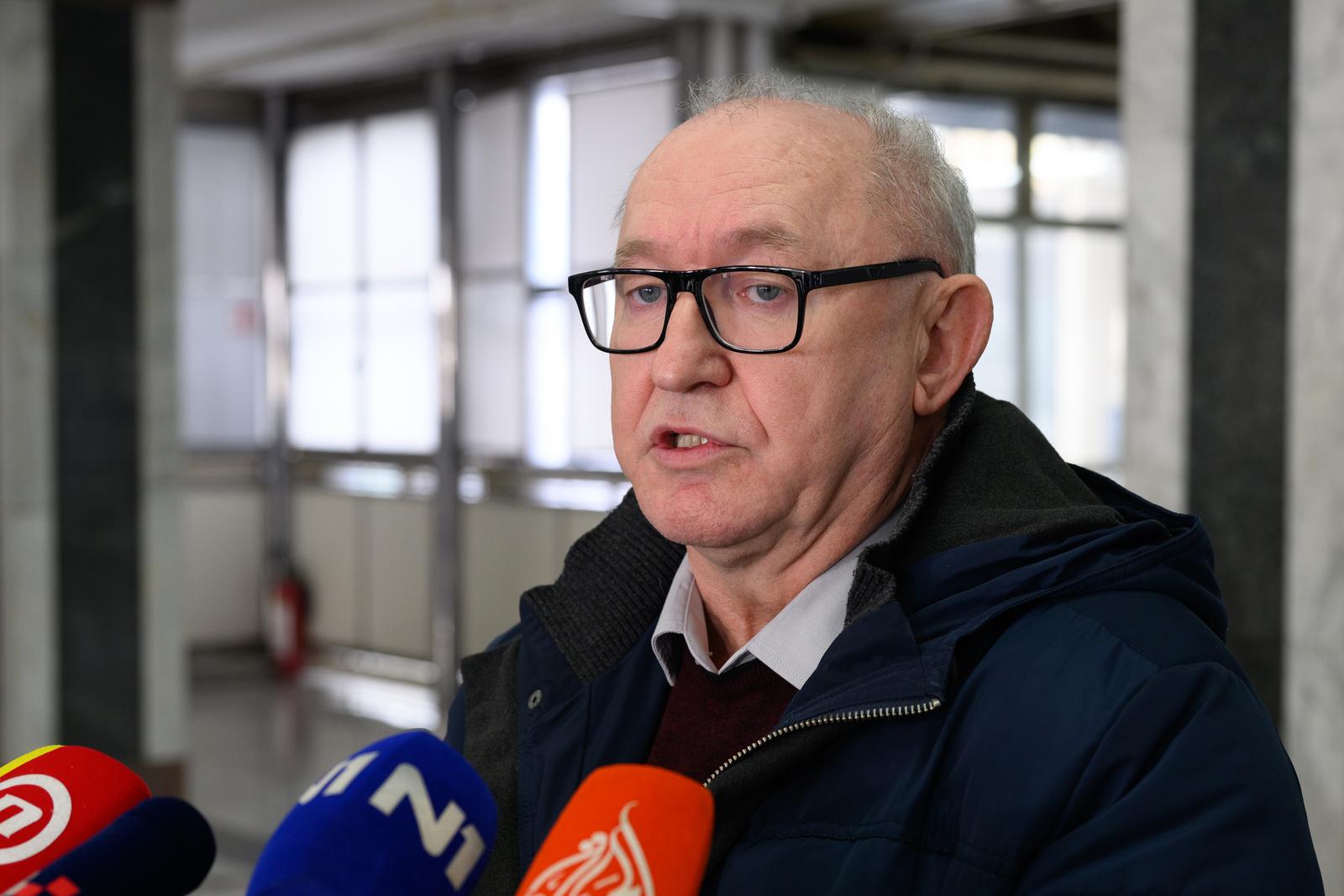 22.01.2024., Zagreb - Ministarstvo rada, mirovinskoga sustava, obitelji i socijalne politike. Sastanak Vlade RH s predstavnicima javnih sindikata.  

 Photo: Davor Puklavec/PIXSELL