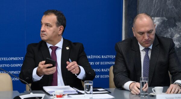 22.01.2024., Zagreb - Ministarstvo rada, mirovinskoga sustava, obitelji i socijalne politike. Sastanak Vlade RH s predstavnicima javnih sindikata.  

 Photo: Davor Puklavec/PIXSELL