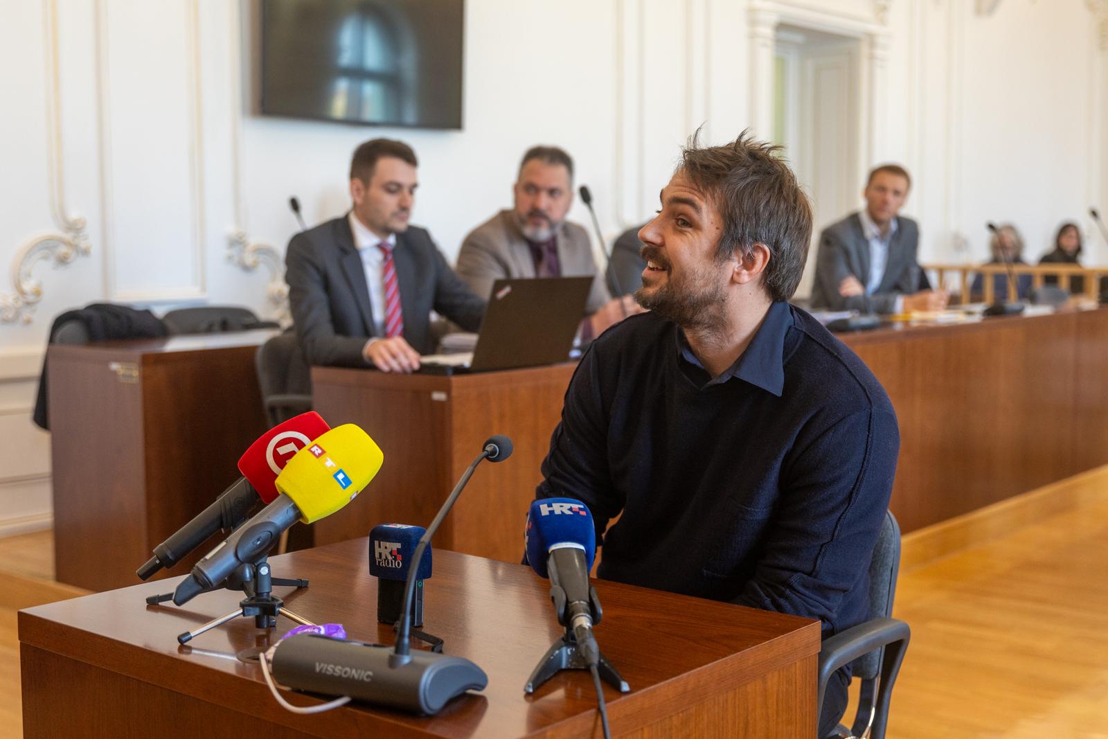 23.01.2024., Osijek - Nastavak sudenja braci Zdravku i Zoranu Mamicu na Zupanijskom sudu u Osijeku  Photo: Borna jaksic/PIXSELL