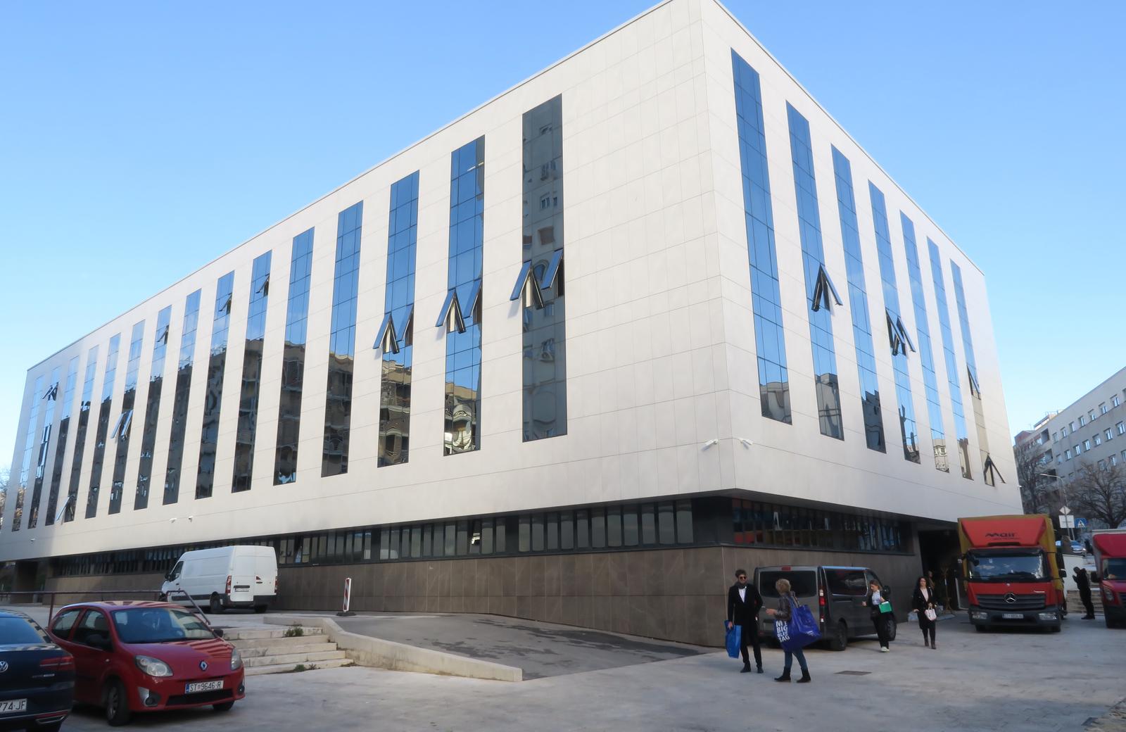 23.01.2024., Split - U tijeku je preseljenje Opcinskog suda s Dracevca na lokaciju u Gundulicevoj ulici pored zgrade Zanijskog suda. Photo: Ivo Cagalj/PIXSELL