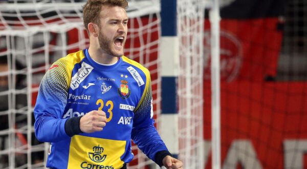 24.01.2018., Arena Varazdin, Varazdin - Europsko rukometno prvenstvo, skupina II, 3. kolo, Njemacka - Spanjolska. Gonzalo Perez de Vargas"nPhoto: Goran Stanzl/PIXSELL