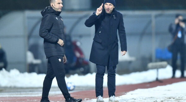 24.01.2024., Gradski stadion, Velika Gorica - SuperSport HNL, 04. kolo, HNK Gorica - HNK Rijeka. trener Rijeke Zeljko Sopic Photo: Josip Regovic/PIXSELL
