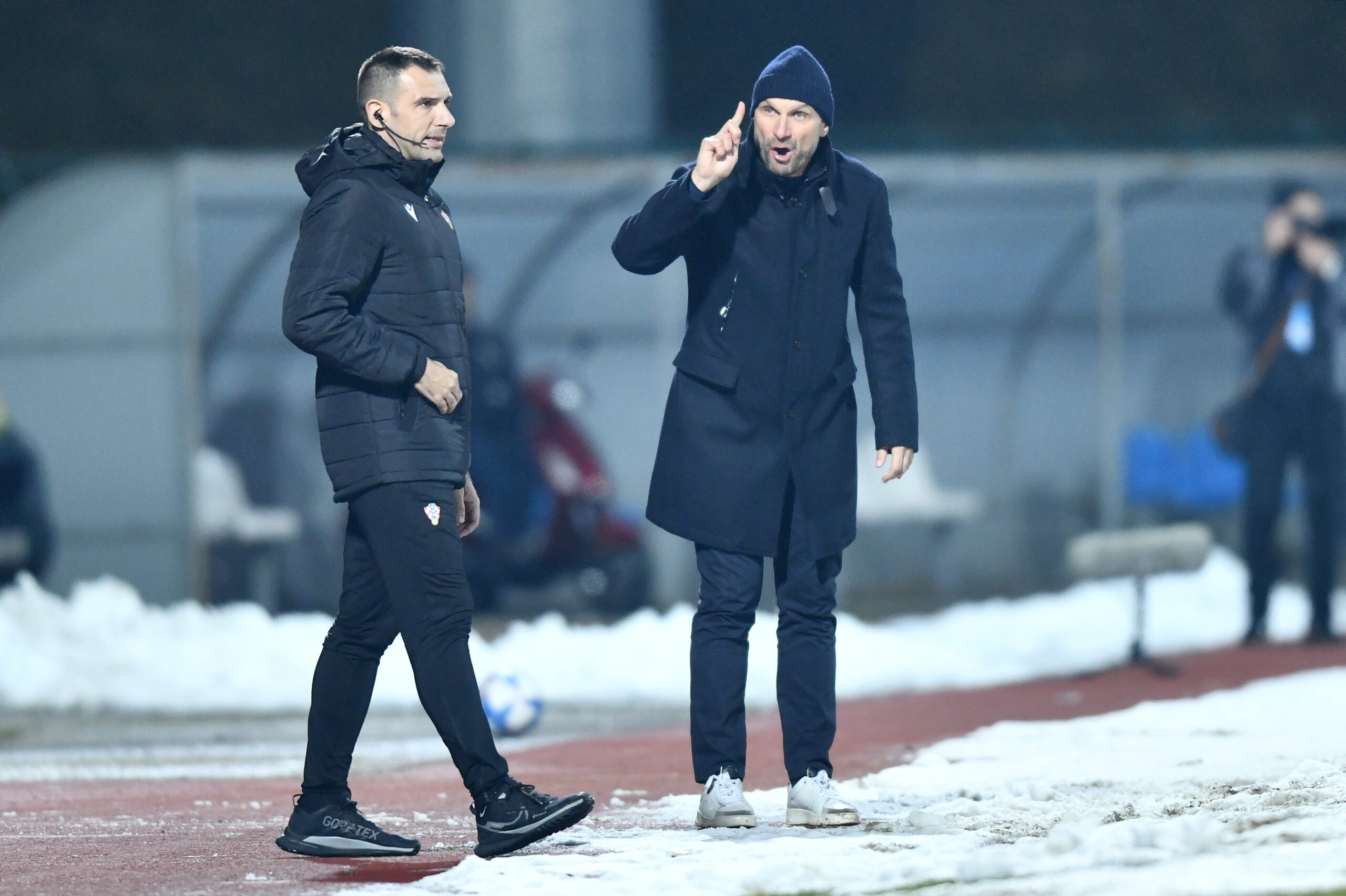 24.01.2024., Gradski stadion, Velika Gorica - SuperSport HNL, 04. kolo, HNK Gorica - HNK Rijeka. trener Rijeke Zeljko Sopic Photo: Josip Regovic/PIXSELL