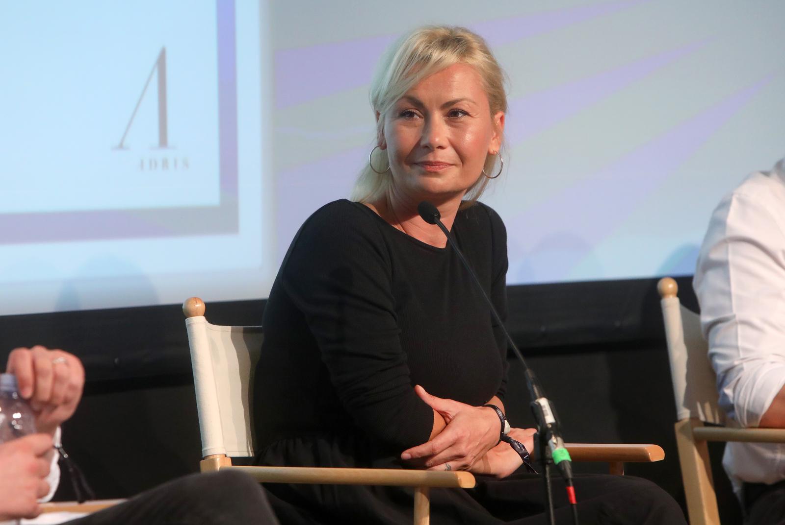 24.09.2021., Rovinj -  Weekend Media Festival, dvorana produzeni vikend. Predavanje Junaci naseg doba - istrazivacki novinari. Sudionici panela Mato Barisic, Danka Derifaj, Drago Hedl, Denis Mahmutovic, Ivan Pandzic, moderator Petar Stefanic.rPhoto: Kristina Stedul Fabac/PIXSELL