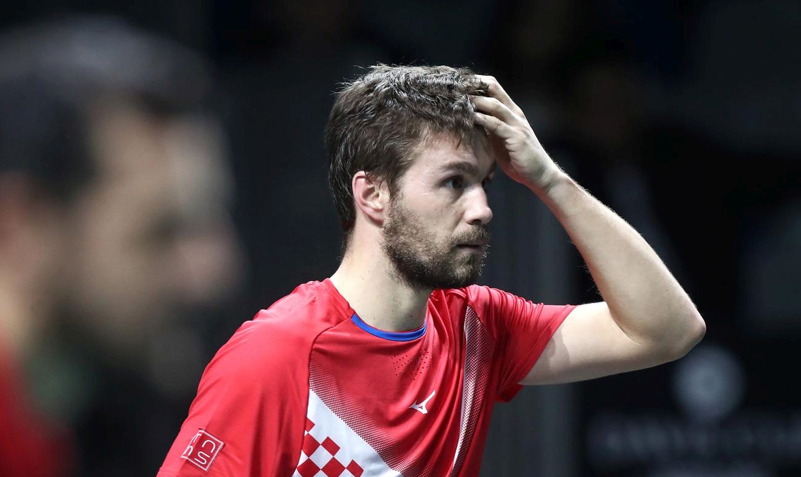 25.11.2022., Malaga - Jose Maria Martin Carpena Arena. Davis Cup by Rakuten. Polufinale, parovi Matthew Ebden/Max Purcell v Nikola Mektic/Mate Pavic, Photo: Sanjin Strukic/PIXSELL