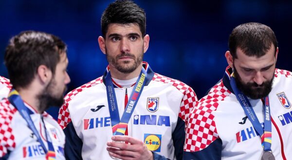 26.01.2020., Tele 2 Arena, Stockholm - Europsko rukometno prvenstvo, finale, Spanjolska - Hrvatska. Luka Stepancic, Zeljko Musar"nr"nPhoto: Luka Stanzl/PIXSELL