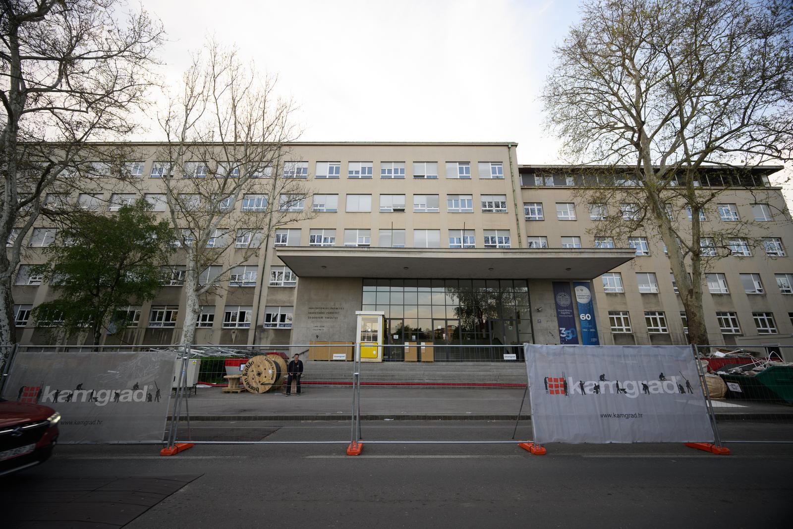 26.04.2023., Zagreb - Zgrada  Geodetskog fakulteta u Zagrebu, Kaciceva 26.
 Photo: Davor Puklavec/PIXSELL