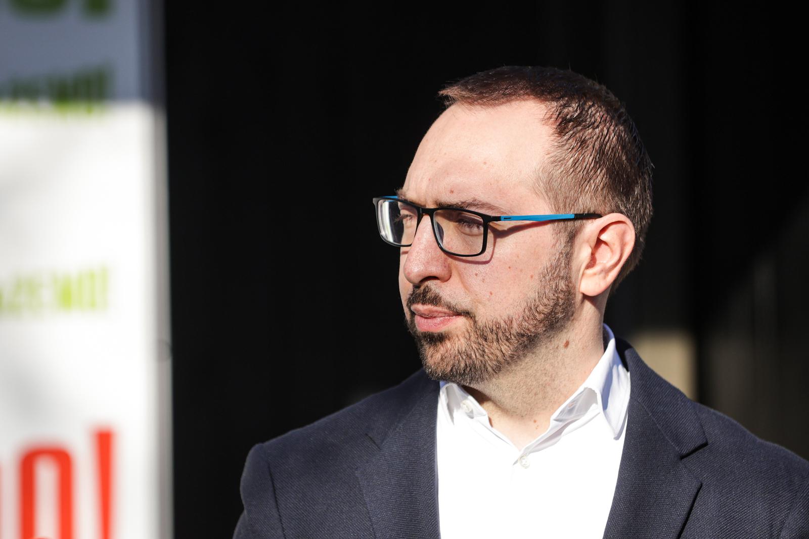 27.01.2024., Zagreb - Stranacki skup stranke Mozemo! na kojem je  predstavljena vizija Hrvatske i stranacki prioriteti ususret nadolazecim izborima za Hrvatski sabor. Tomislav Tomasevic Photo: Luka stanzl/PIXSELL