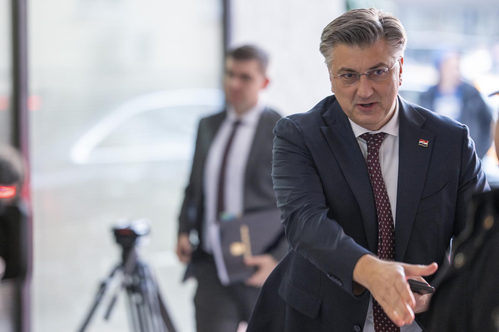 29.01.2024., Zagreb- Dolazak clanova HDZ-A na sjednicu sireg predsjednistva. Photo: Igor Soban/PIXSELL