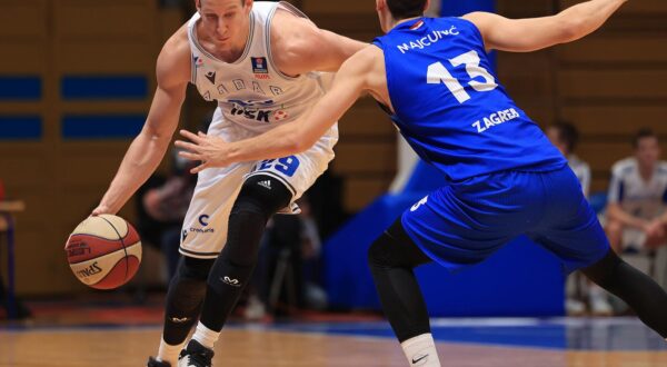 29.01.2024., KC Drazen Petrovic, Zagreb - Utakmica 18. kola regionalne kosarkaske ABA lige KK Cibona - KK Zadar. Photo: Marko Prpic/PIXSELL