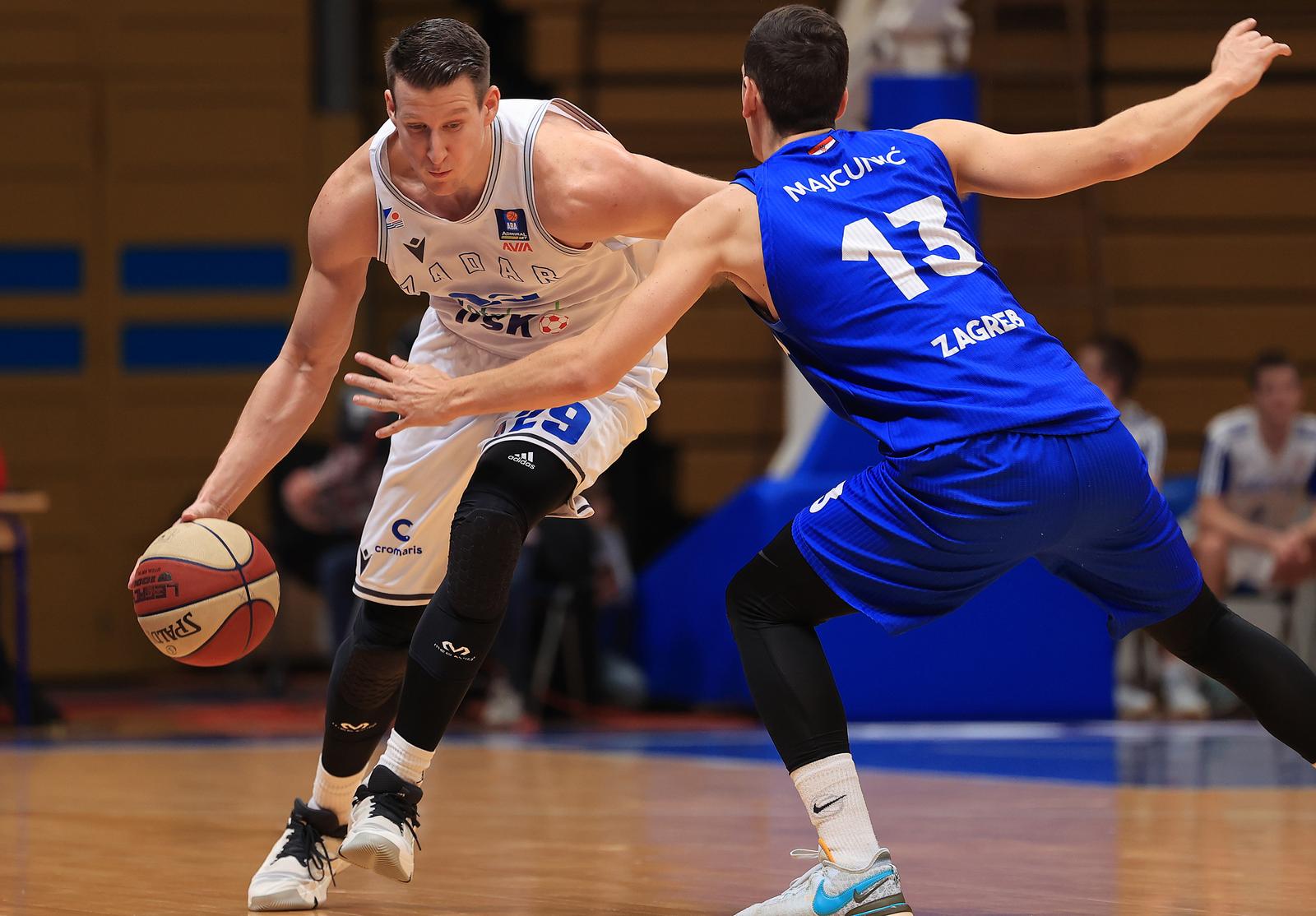 29.01.2024., KC Drazen Petrovic, Zagreb - Utakmica 18. kola regionalne kosarkaske ABA lige KK Cibona - KK Zadar. Photo: Marko Prpic/PIXSELL