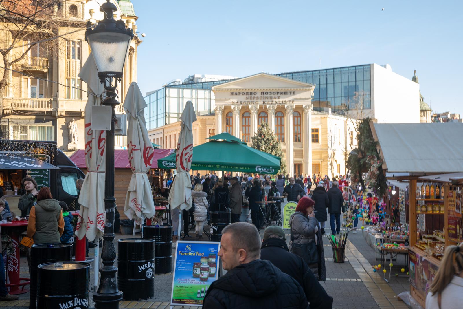 27.12.2023., Subotica - Ulice Subotice Photo: Borna Jaksic/PIXSELL