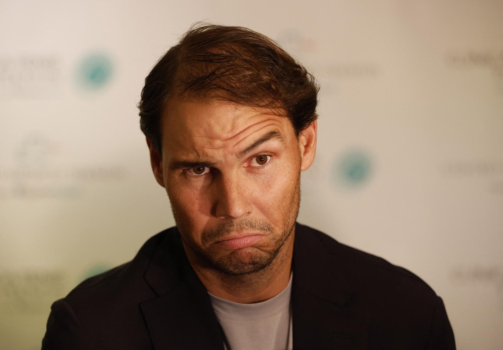 Tennis - Rafael Nadal visits Barcelona's tennis clinic - Teknon Tennis Clinic, Barcelona, Spain - November 15, 2023 Spain's Rafael Nadal during his visit REUTERS/Albert Gea Photo: ALBERT GEA/REUTERS