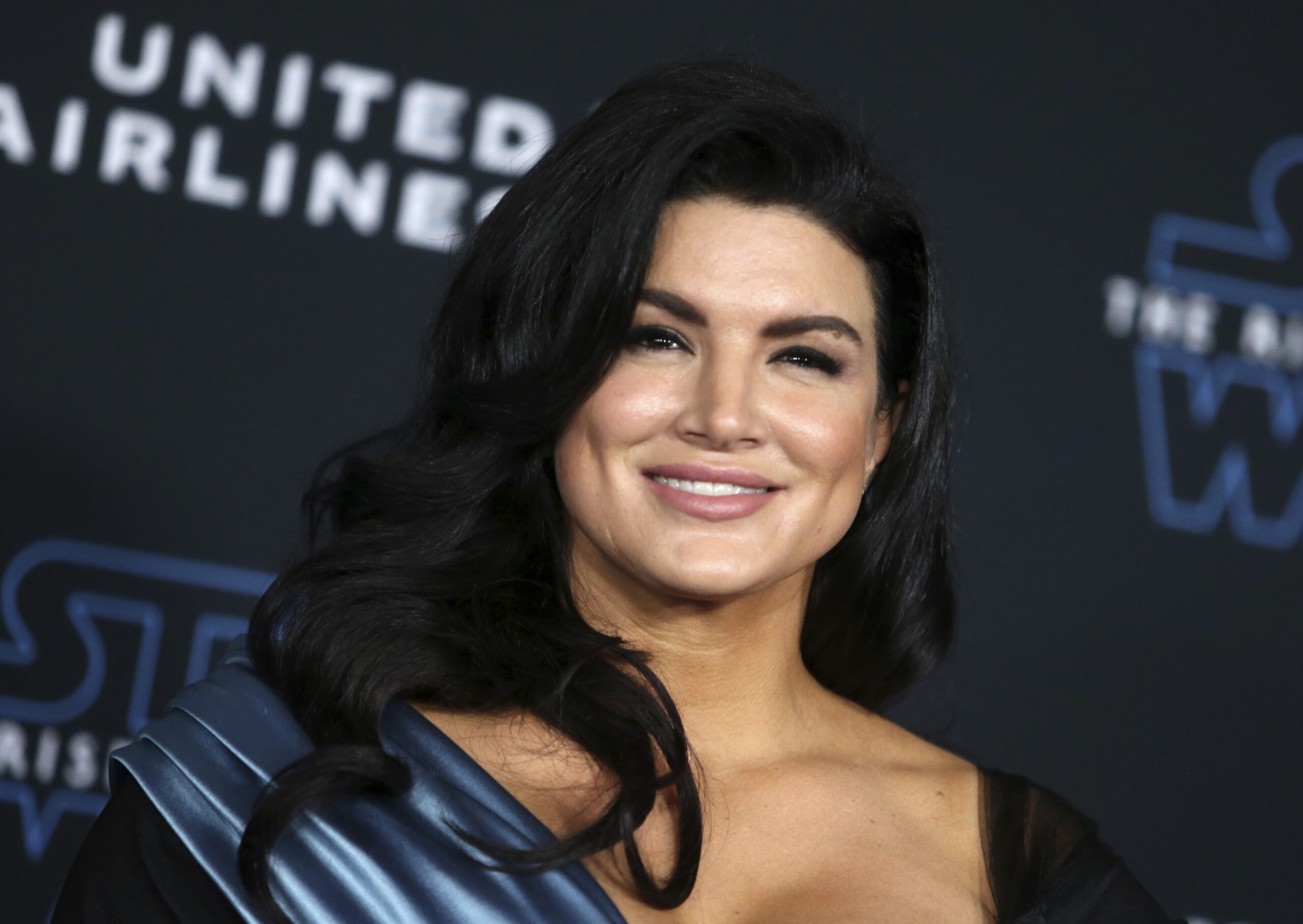 HOLLYWOOD, CA - DECEMBER 16: Gina Carano, at the Premiere Of Disney's "Star Wars: The Rise Of Skywalker" at the El Capitan theatre in Hollywood, California on December 16, 2019. Credit: Faye Sadou/MediaPunch /IPX
