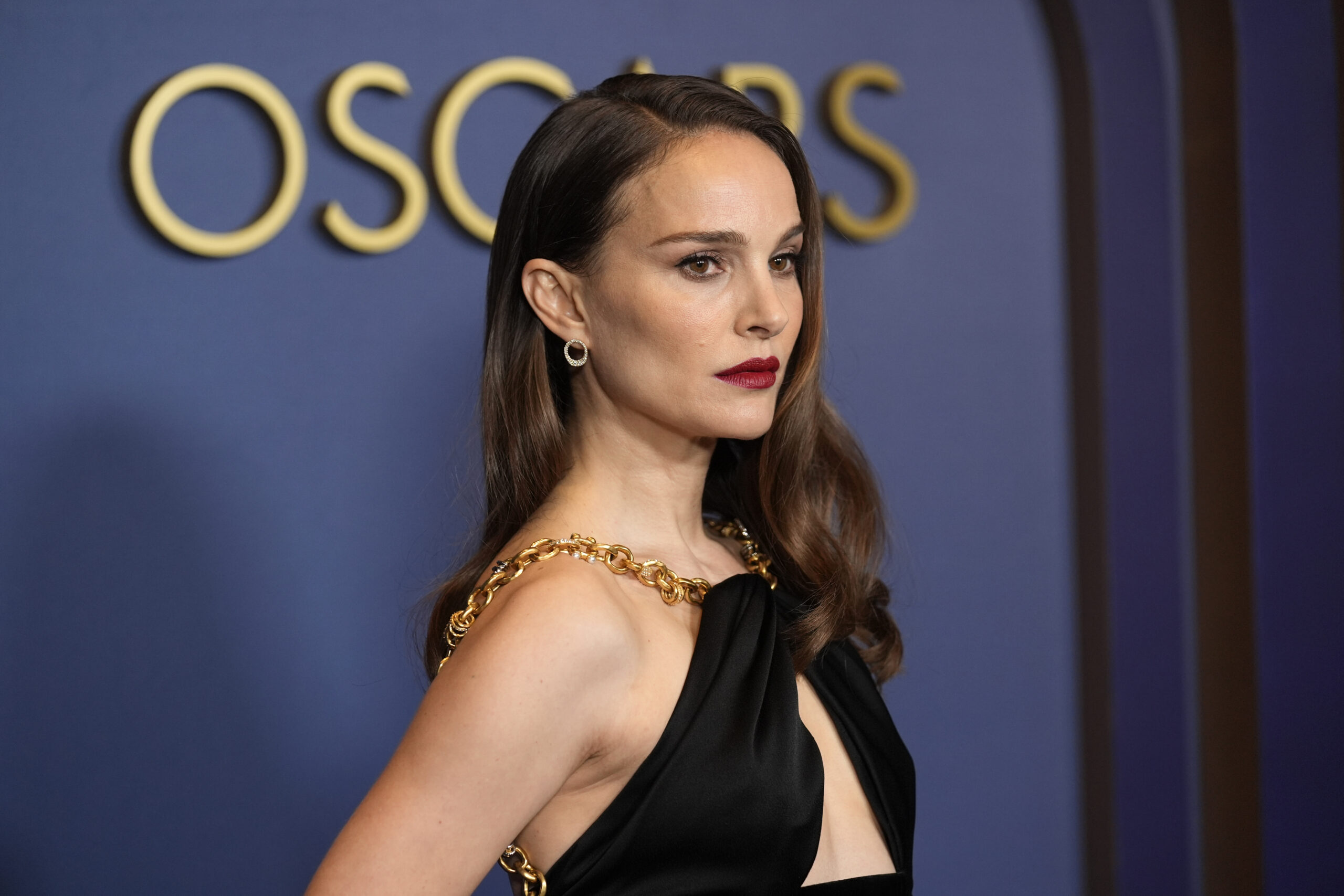 Natalie Portman arrives at the Governors Awards on Tuesday, Jan. 9, 2024, at the Dolby Ballroom in Los Angeles. (AP Photo/Chris Pizzello)