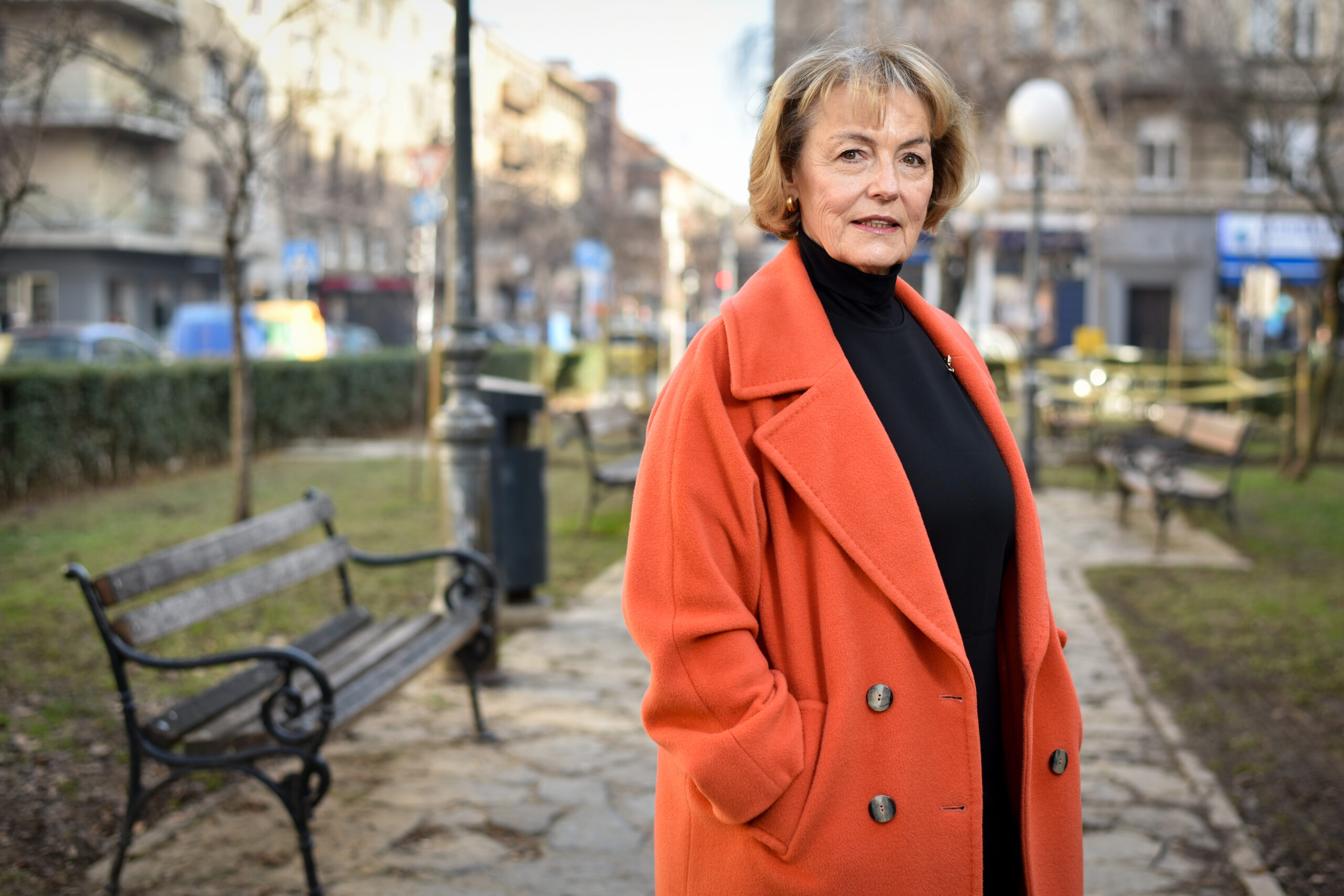 03.02.2024., Zagreb - Vesna Pusić, bivsa ministrica vanjskih poslova RH. 

Photo Sasa ZinajaNFoto