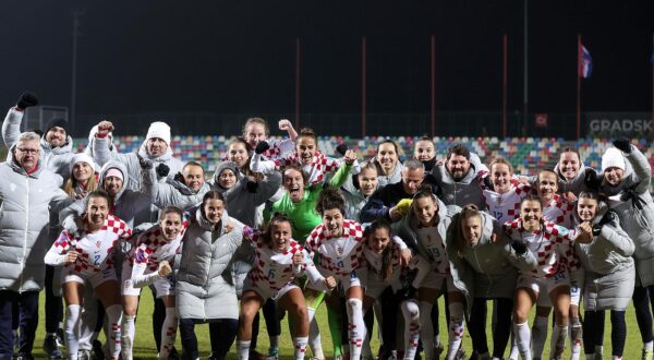 01.12.2023., Gradski Stadion Velika Gorica, Velika Gorica - Utakmica UEFA Liga nacija, Liga B, skupina 2, 5. kolo, Hrvatska - Slovacka. Photo: Goran Stanzl/PIXSELL