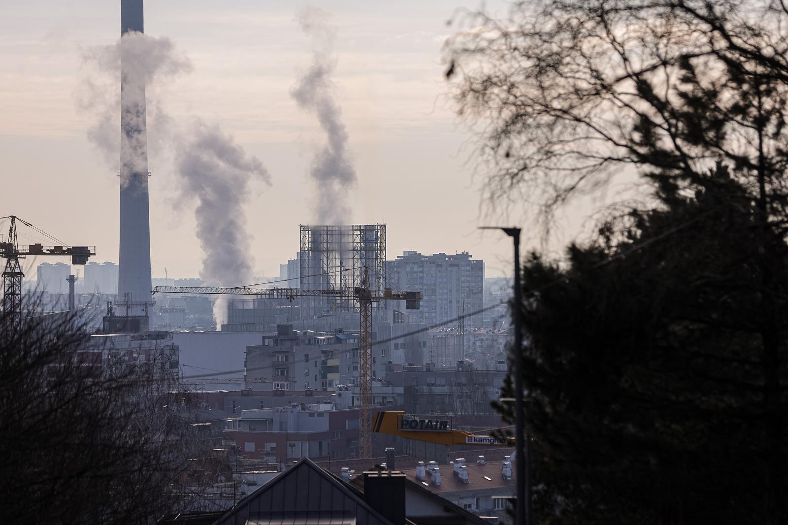 02.02.2024., Zagreb - Na cetiri postaje u Zagrebu izmjerena je vrlo visoka koncentracija stetnih PM cestica. Photo: Luka stanzl/PIXSELL