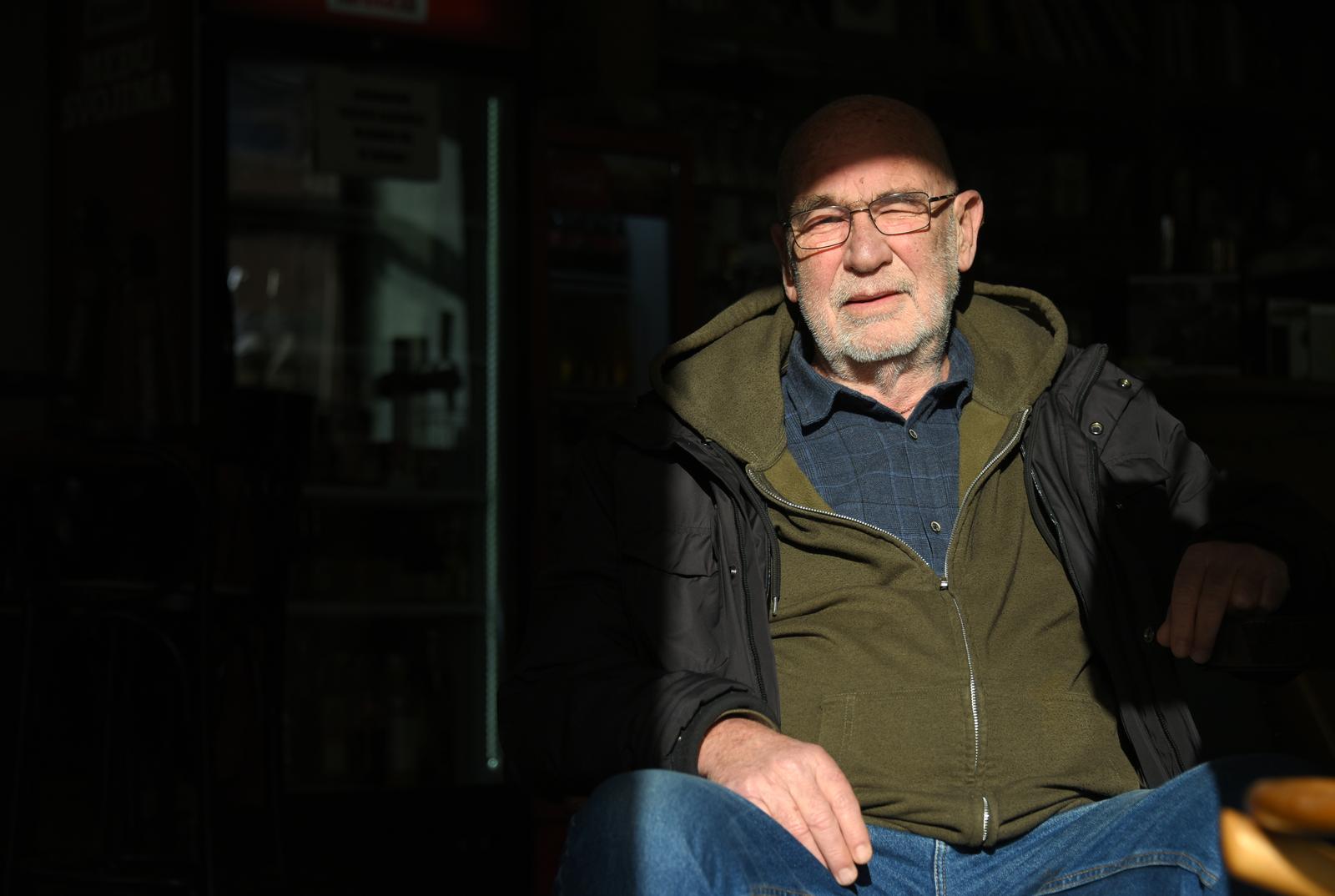 02.02.2024., Pula: Pisac i urednik, Nenad Popovic. Photo: Sasa Miljevic/PIXSELL