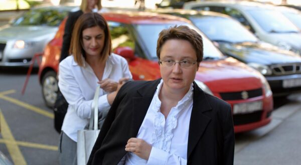 05.07.2016., Zagreb - Nastavak sudjenja u aferi Fimi media Ivi Sanaderu i ostalima. Tuzitelji, Zeljka Mostecak.rPhoto: Marko Lukunic/PIXSELL